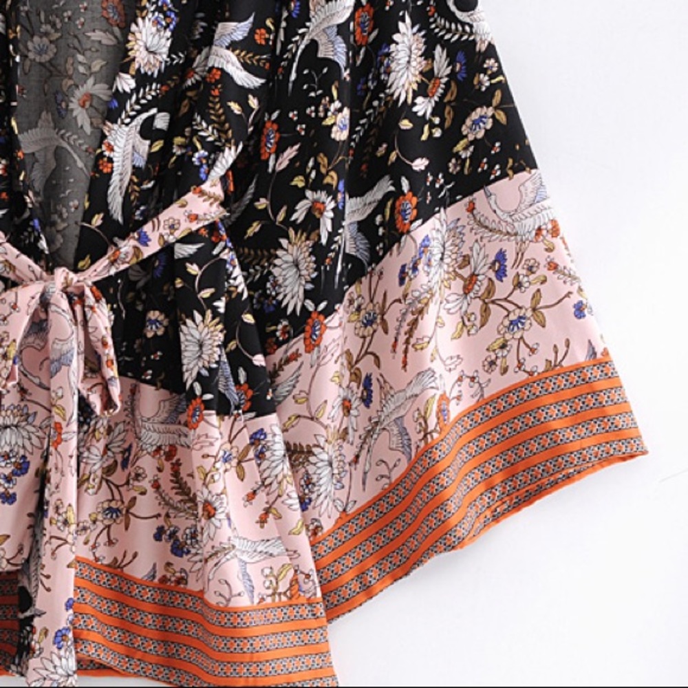 Beautiful cotton rayon kimono top - Picture 6 of 7